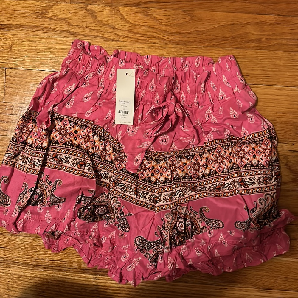 Francesca’s pink shorts